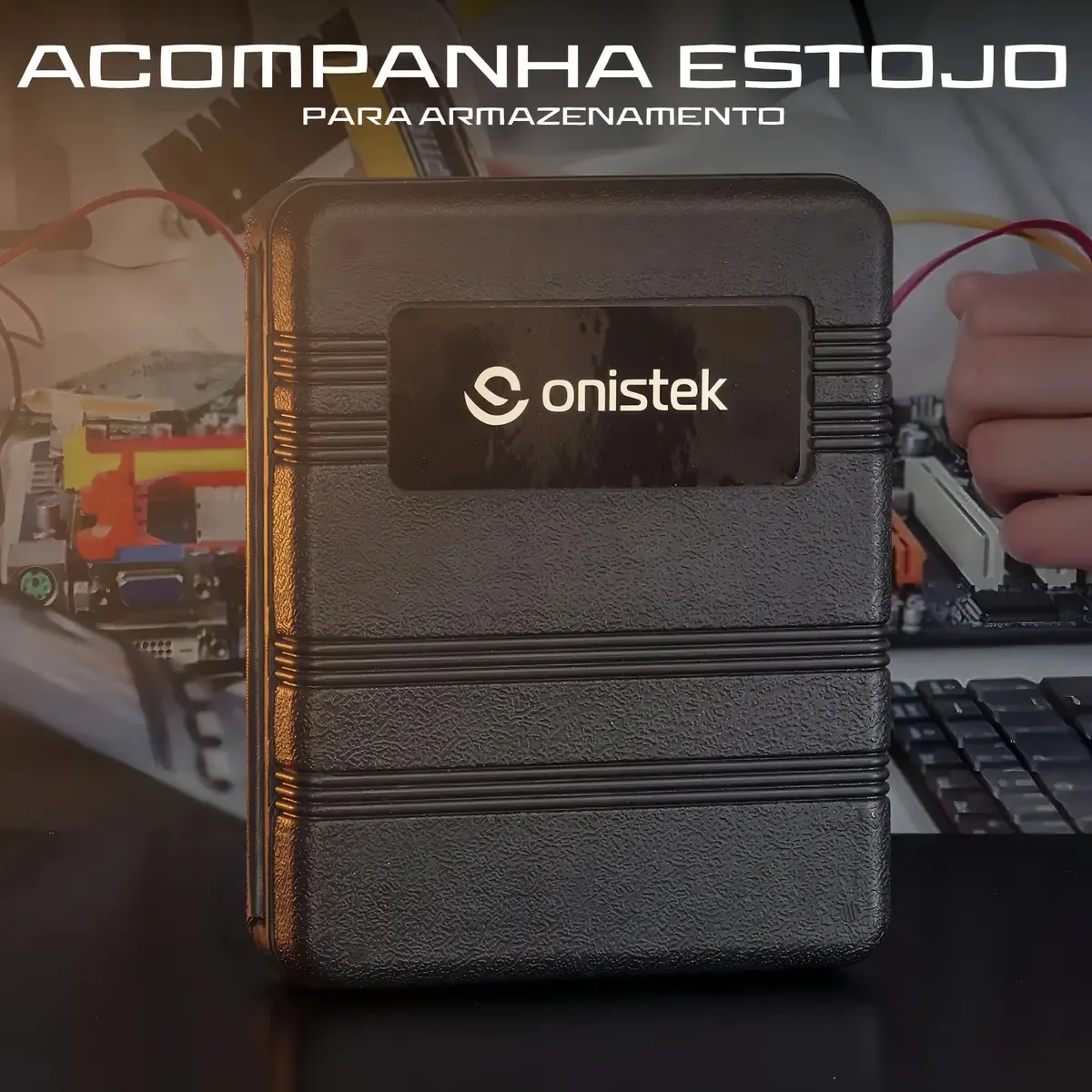 Parafusadeira Chave Fenda Phillips Elétrica E Manual Onistek Cor Preto 110V/220V