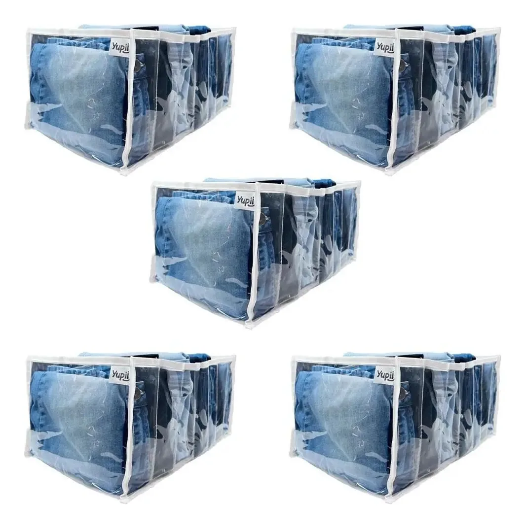 5 Colmeias Organizadora Calça Jeans E Bermuda Vies Branco