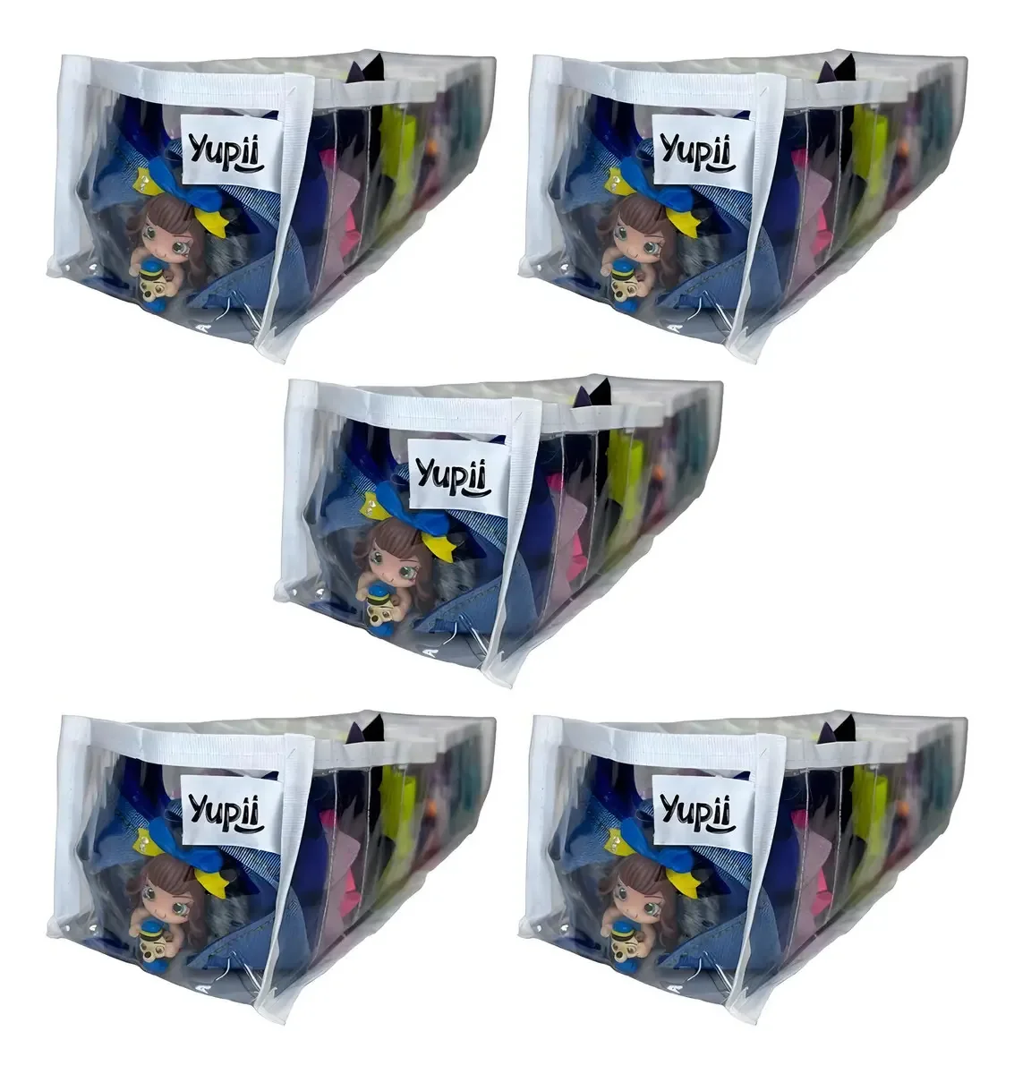 Kit 5 Colmeias Organizadoras Yupii para Gavetas com 10 Divisores