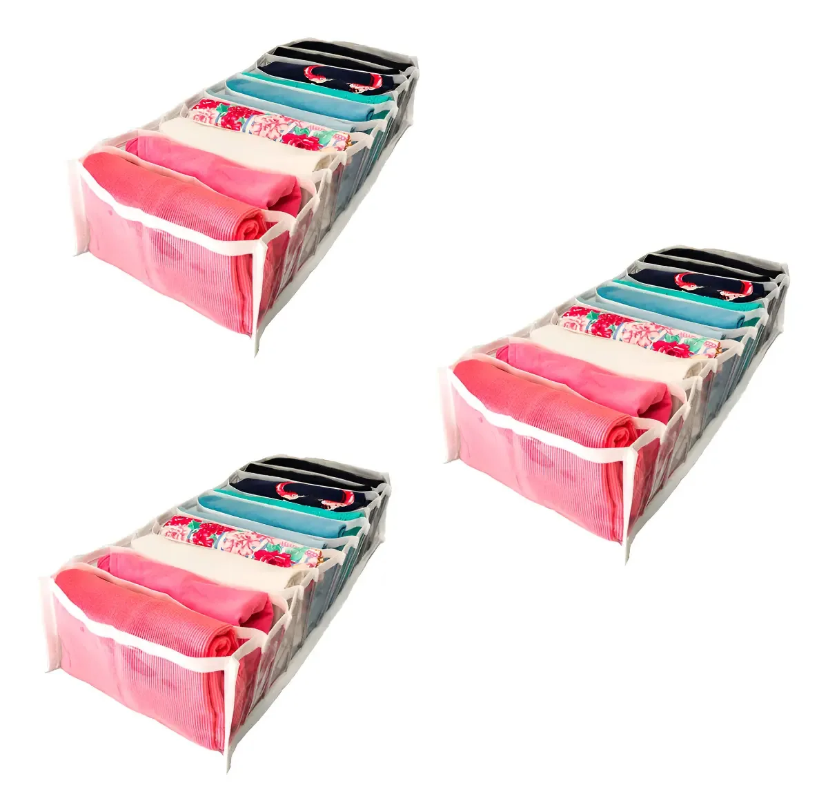 3 Colmeias Organizadora M Roupa Infantil Camiseta Bermudas