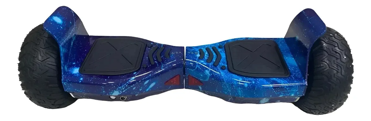 Hoverboard 8 Polegadas Bluetooth Led Colorido Com Bolsa Cor Azul