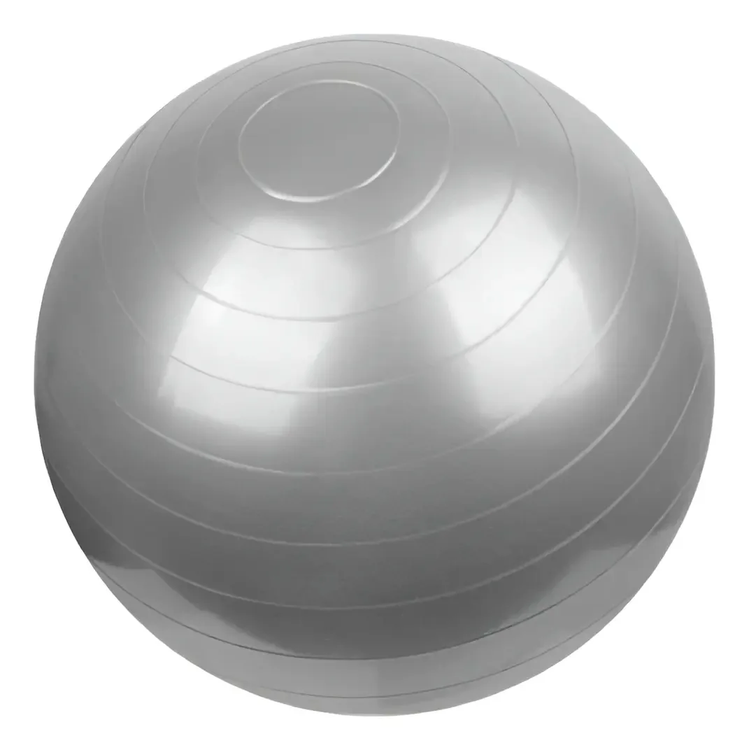 Bola Exercicios Pilates Yoga Fisioterapia Abdominal 50cm Cinza
