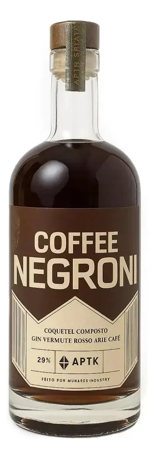 Coquetel Alcóolico Coffee Negroni - 750ml Aptk