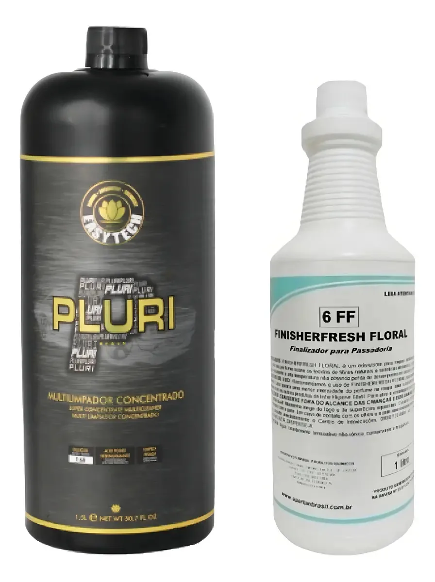 Pluri 1,5l Easytech + Finisherfresh Floral 1l Spartan