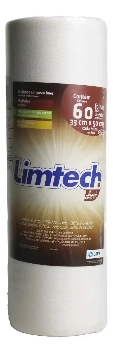 Pano para limpeza Ober Pano para limpeza a seco pano branco
