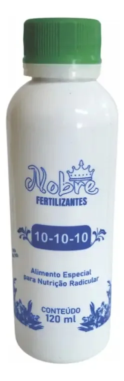 Fertilizantes Nobre Npk 10 - 10 - 10 Liquido 120ml Plantas