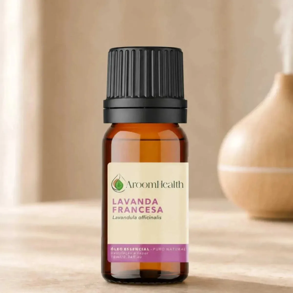 Óleo Essencial Lavanda Francesa Aroom 10ml Aromaterapia