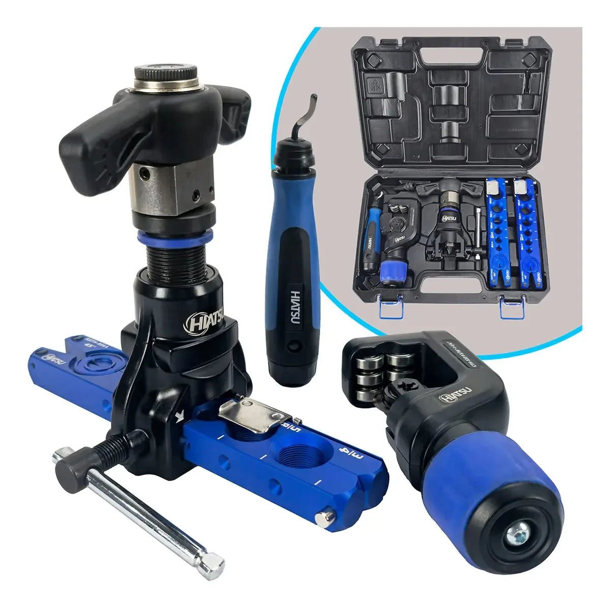 Flangeador Tubo Excêntrico Hiatsu Refh-806a Parafusadeira Azul
