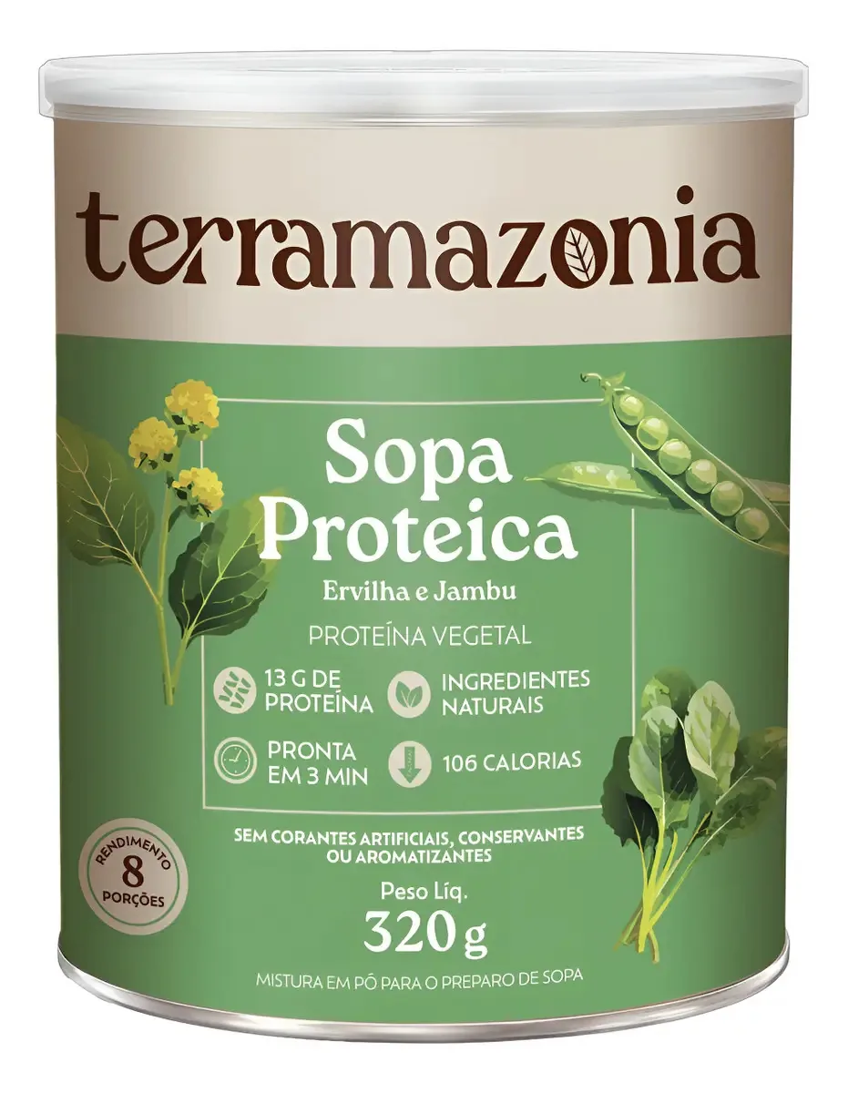 Sopa Proteica De Ervilha E Jambu 320g - Terramazônia
