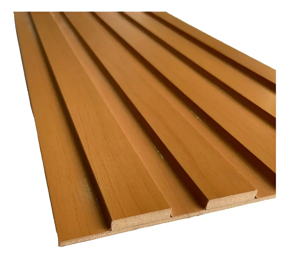 Painel Ripado Compacto 274x25cm Larg. Cor Peroba