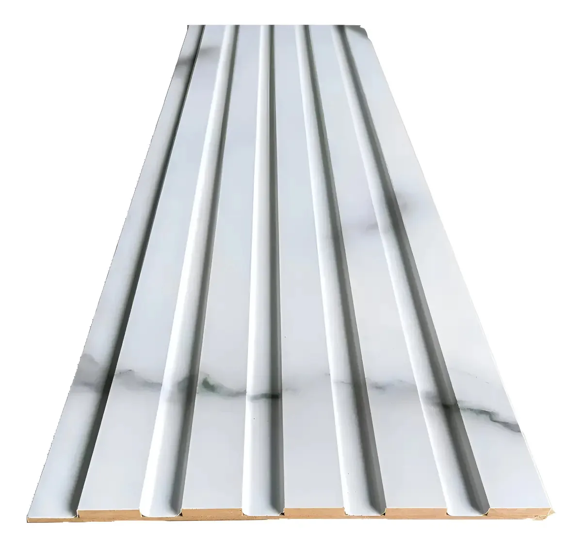 Painel Ripado Compacto 274x25cm Larg. Cor Marmorizado