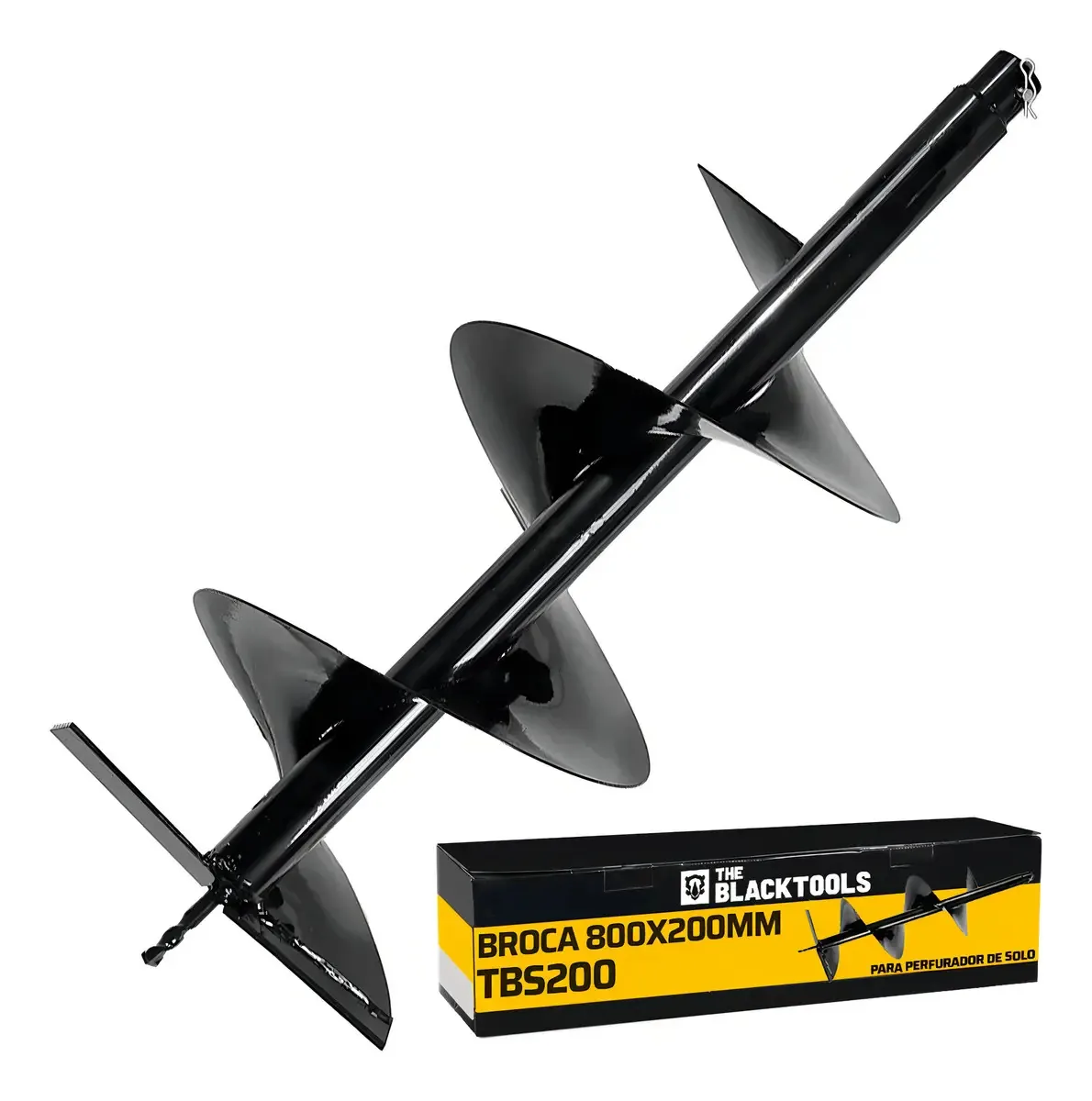 Broca Para Perfurador De Solo 200mmx800mm The Black Tools