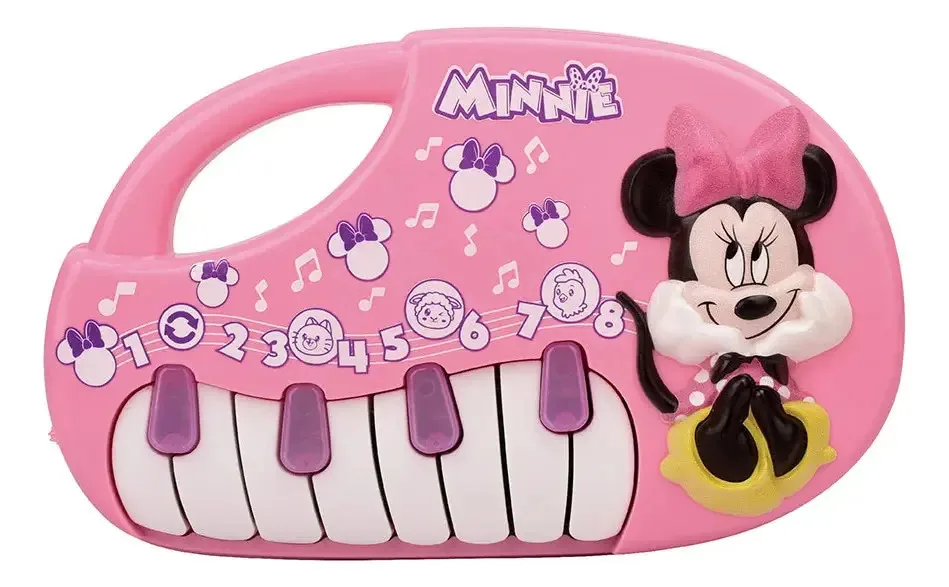 Disney Baby - Teclado Musical Minnie Rosa - Yestoys