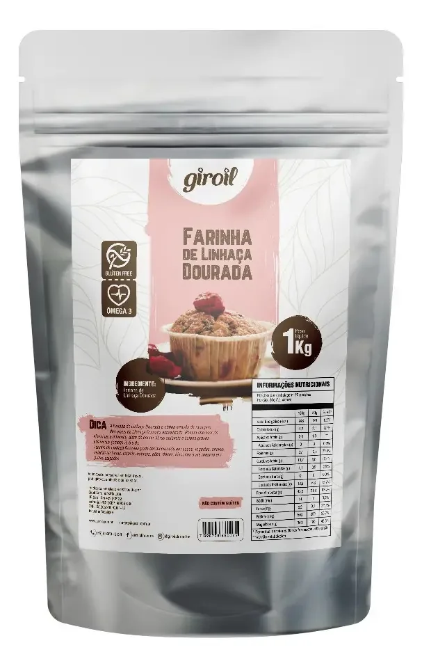 Farinha De Linhaça Dourada - 1 Kg