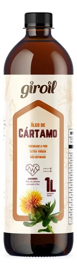 Óleo De Cártamo Extra Virgem - 1 Litro
