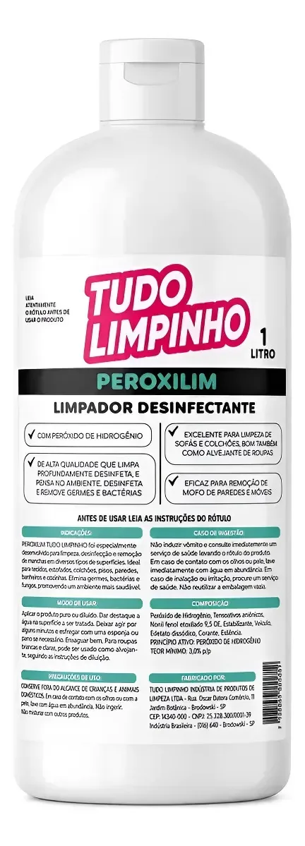 Peroxilim 1L Refil Tudo Limpinho
