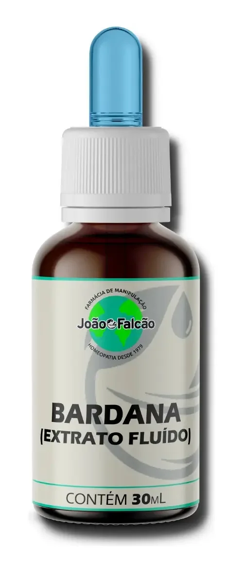 Extrato Fluído De Bardana 30ml Natural Sem Glúten Farmácia João Falcão