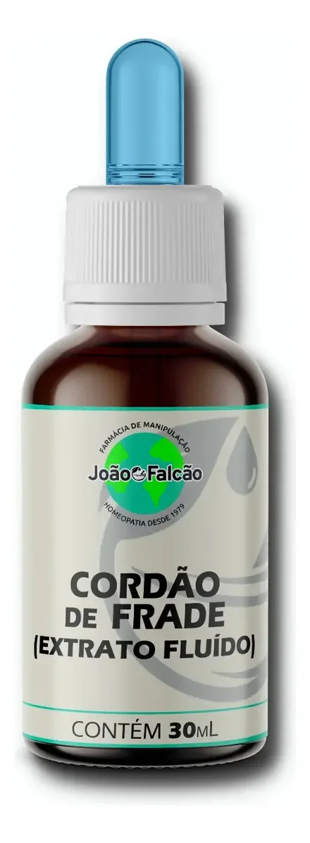 Extrato Fluído Fitoterápico Cordão de Frade 30ml Farmácia João Falcão