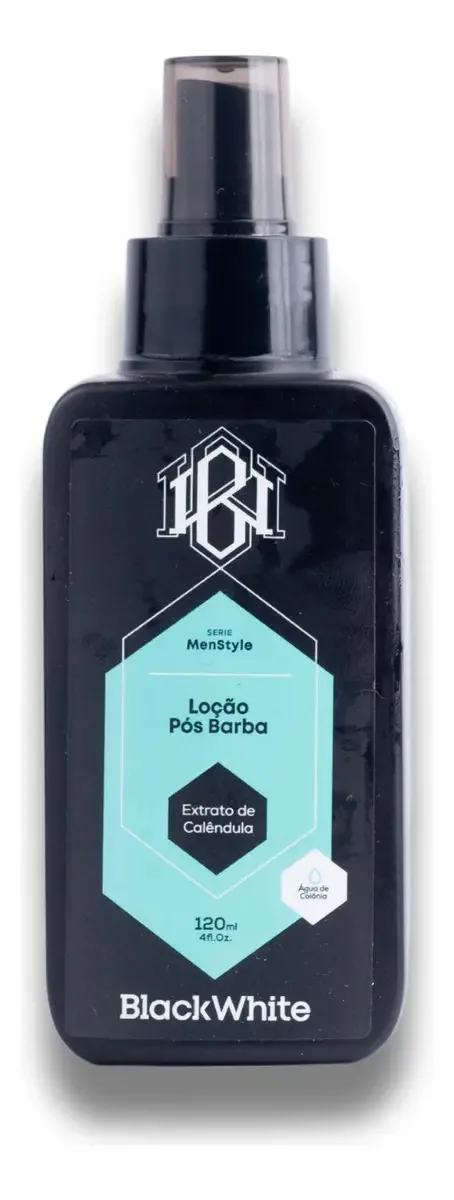 Loção Pós Barba 120ml Men Style Black White