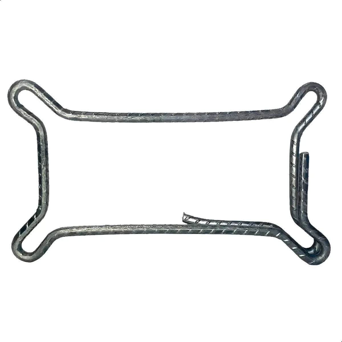 Estribo Encaixe 7x14 Para Vergalhão 5/16 8mm Ferro Aço 4,2mm 40 Unidades Engate Rápido Construção Civil