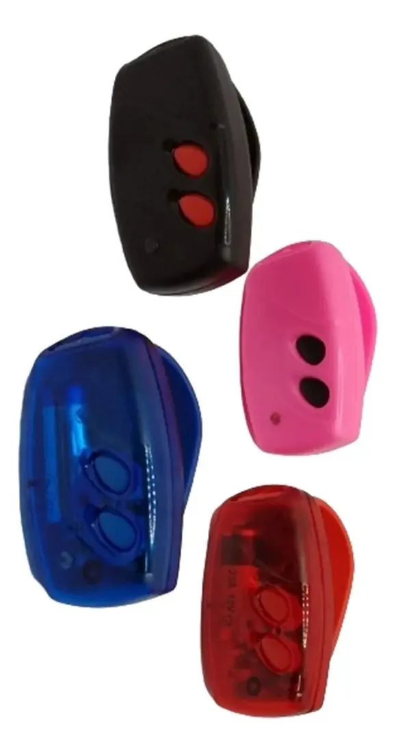 Controles Remotos 433mhz Código Aberto Kit 4 Peças P/ Portão Cor Cores