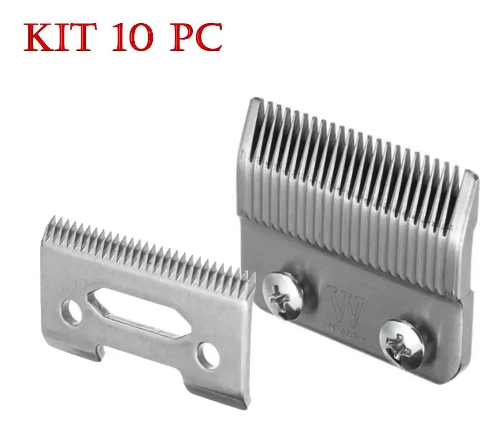 Kit 10 Lamina Taper W1 Silver Wmark Profissional