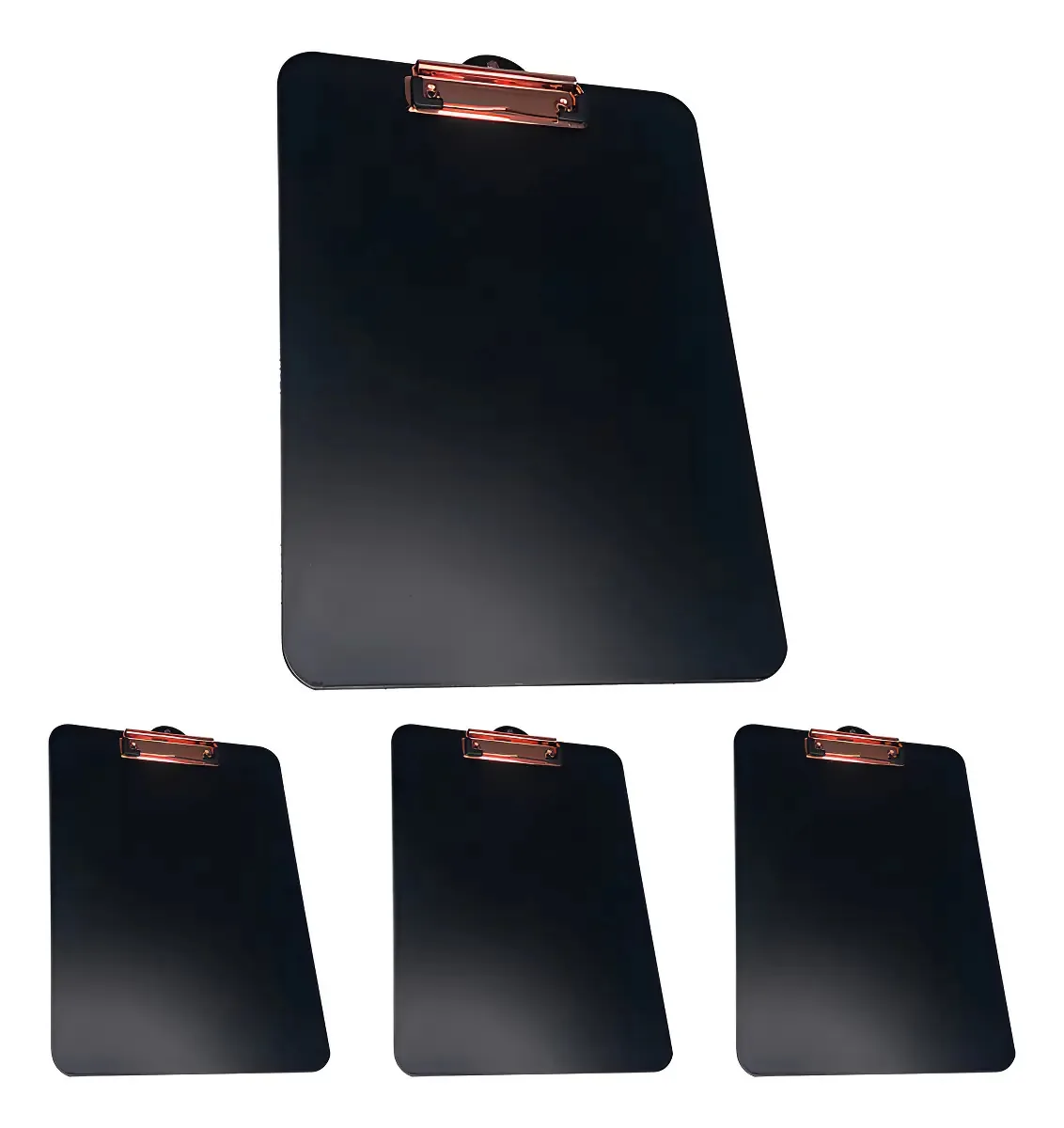 Kit 4 Pranchetas MDF A4 Stalo Escrita Giz Líquido Cor Rose