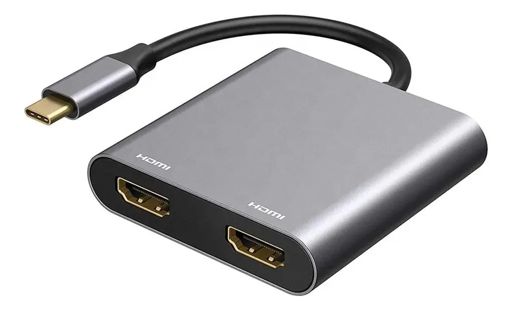 Adaptador Usb C Para Hdmi - Dois Monitores - 4k