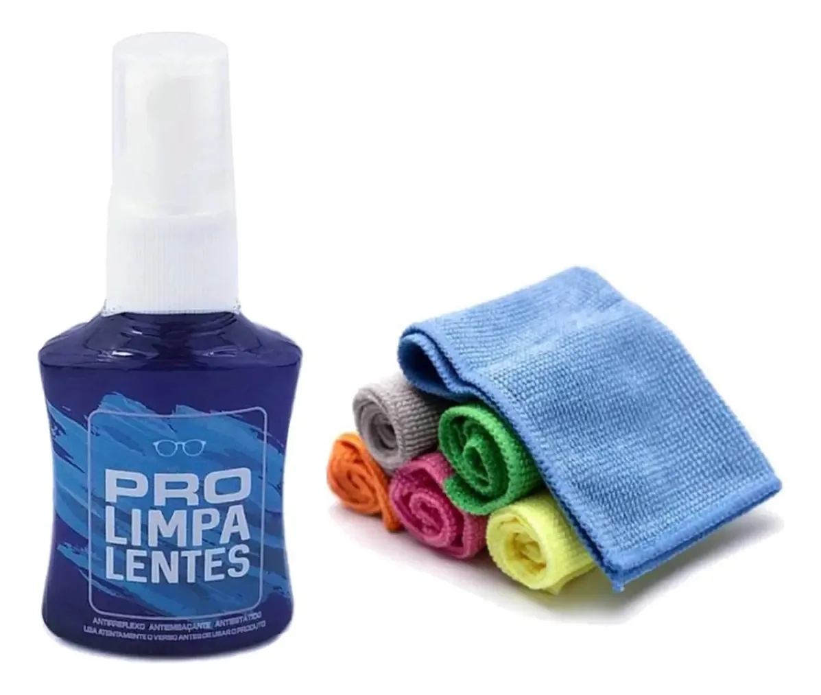 Kit Limpa Telas Daff 35ml com Flanelas de Microfibra