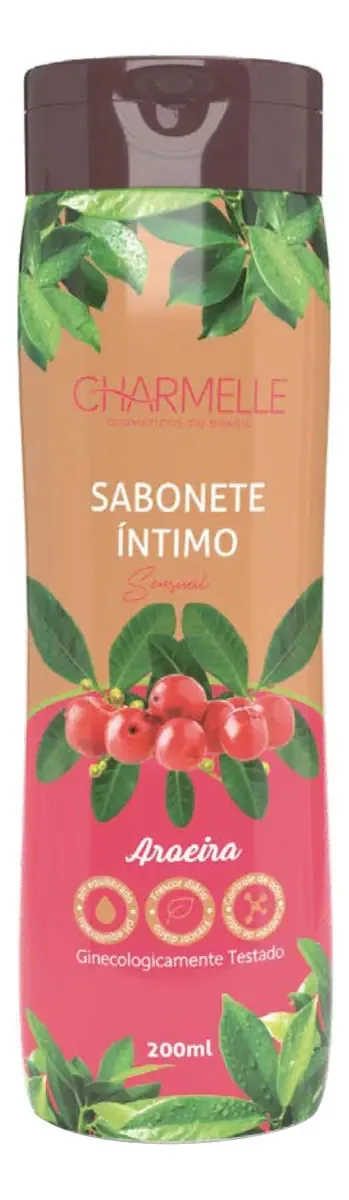Sabonete Íntimo Sensual Aroeira Charmelle Frescor E Higiene