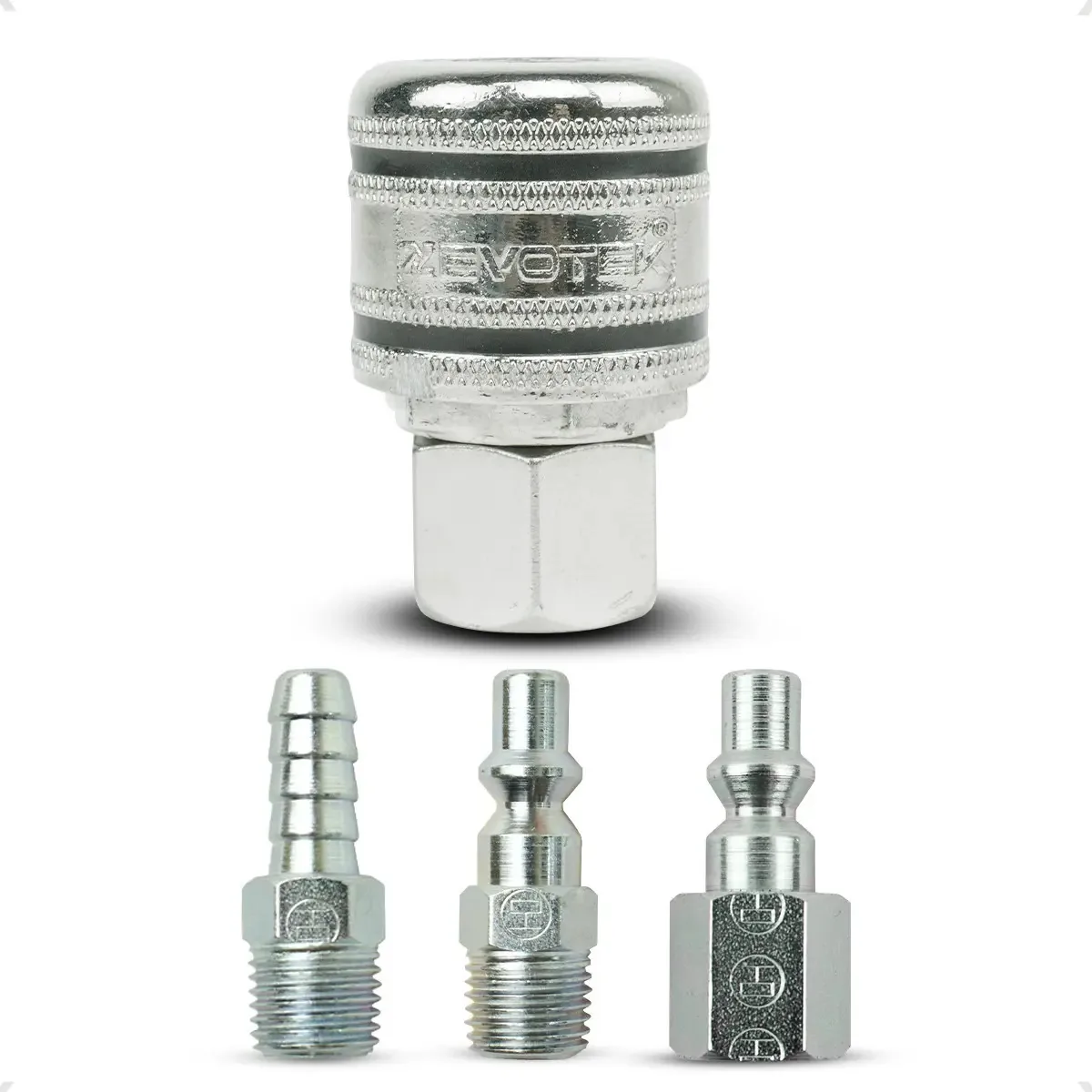 Engate Rápido De 1/4 Fêmea - Kit Conexoes P/ Compressor Pro