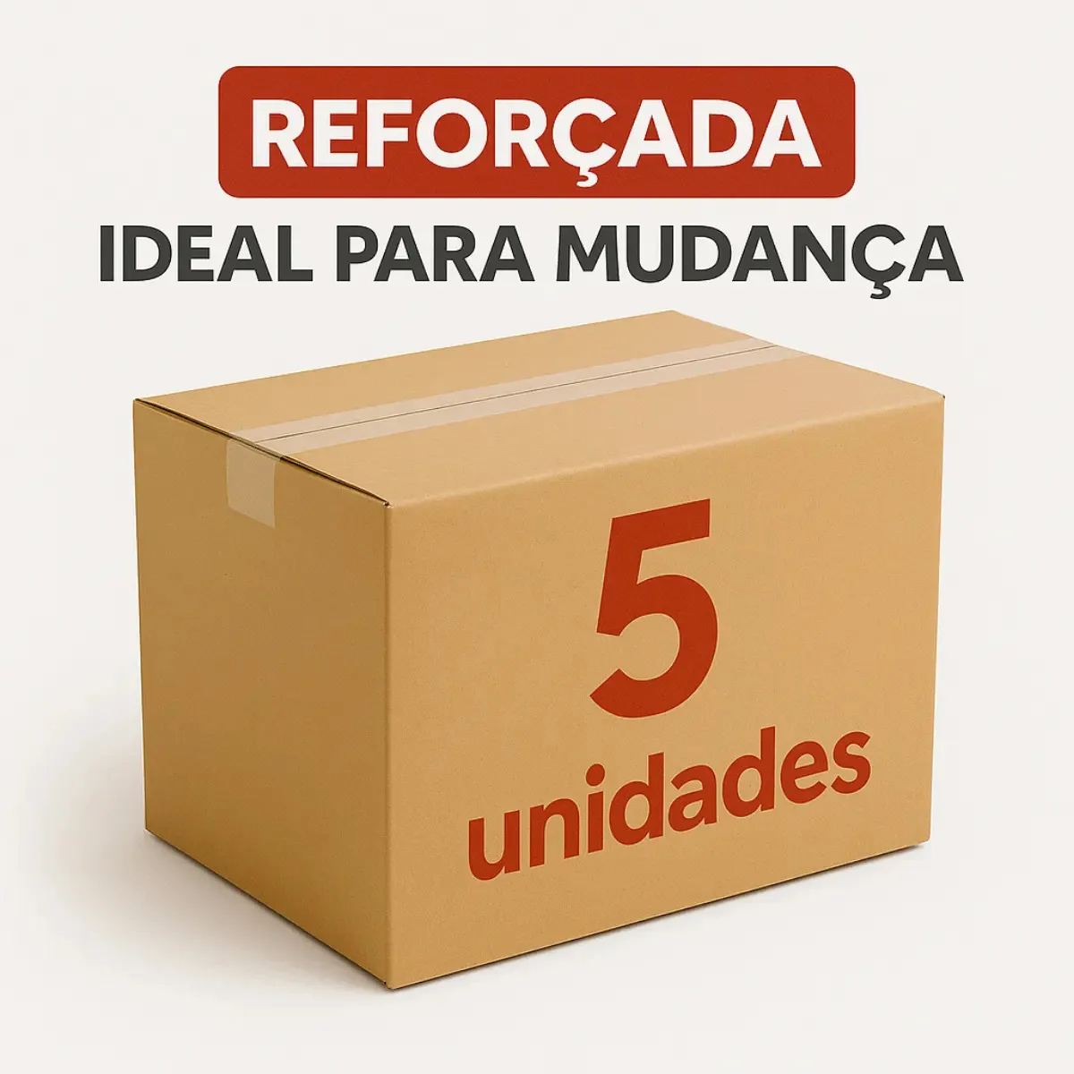 5 Caixas Papelão Mudança Casa Caixa Para Cesta Basica Campanha Do Agasalho Embalagem Mercado Envios Reforçada Ecommerce 50x30x40 Grande - Casutil
