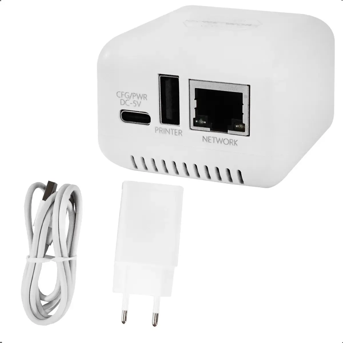 Servidor de Impressão Hpy+ Network NP330 USB Ethernet Compatível Windows Linux