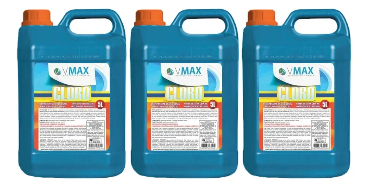 Água sanitária Vmax 5 L