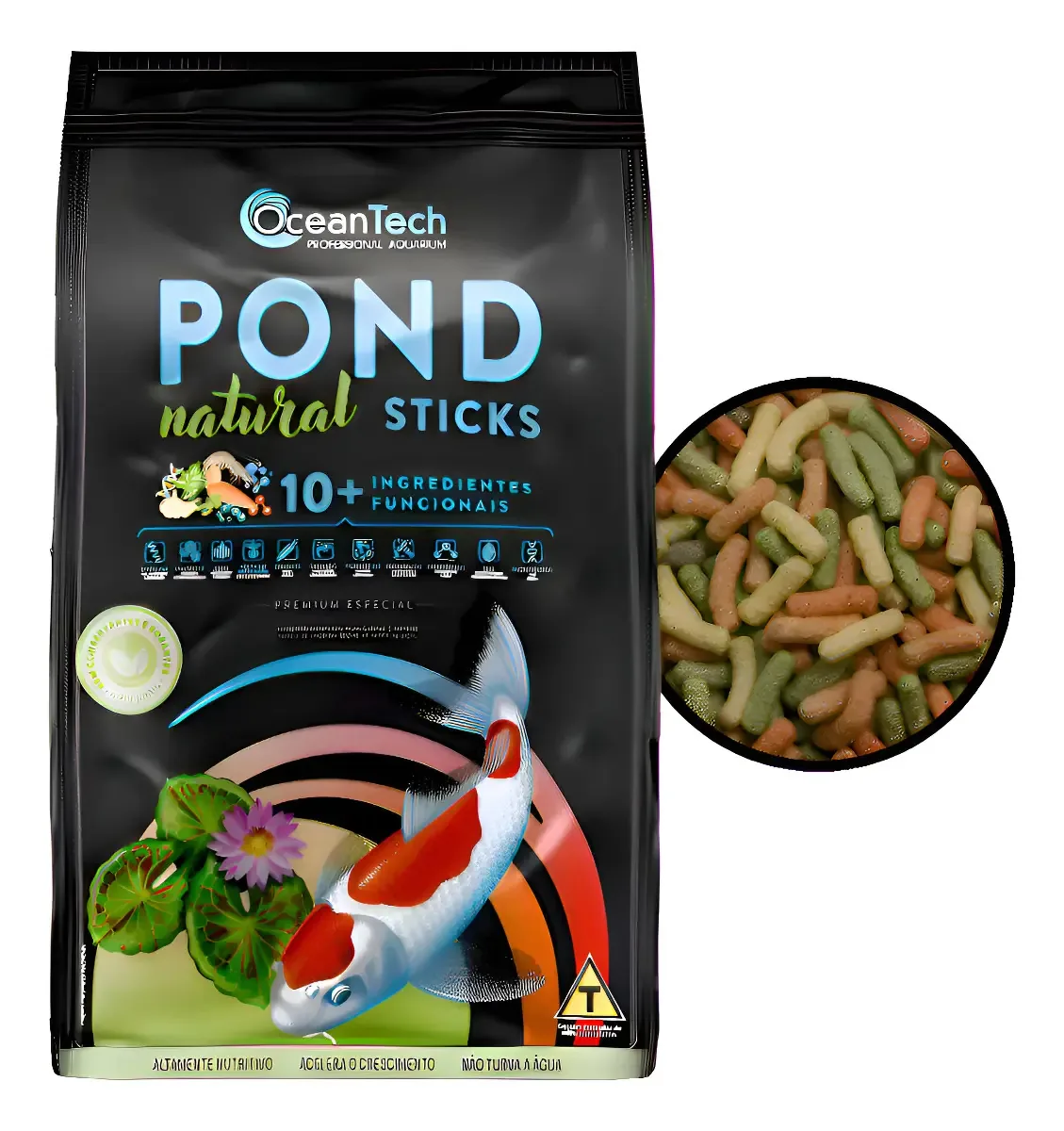 Alimento 6kg Para Peixes Ornamentais De Lago E Tanque