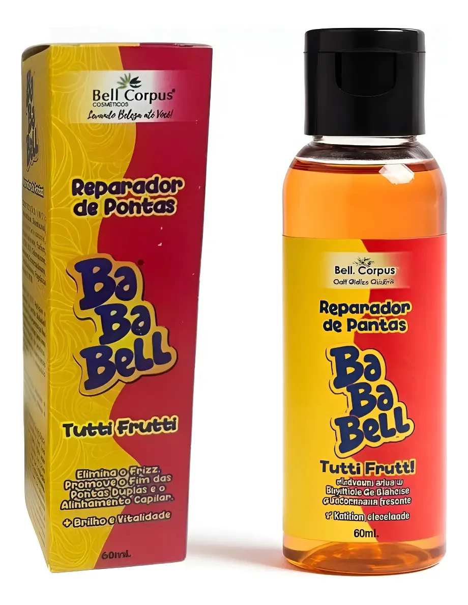 Reparador De Pontas Bababell 60ml Nutrição E Proteção