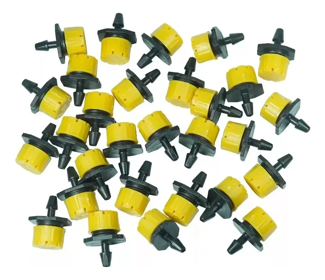 Micro Bico Gotejador Ajustável 0-70 L/h - 100 Unidades