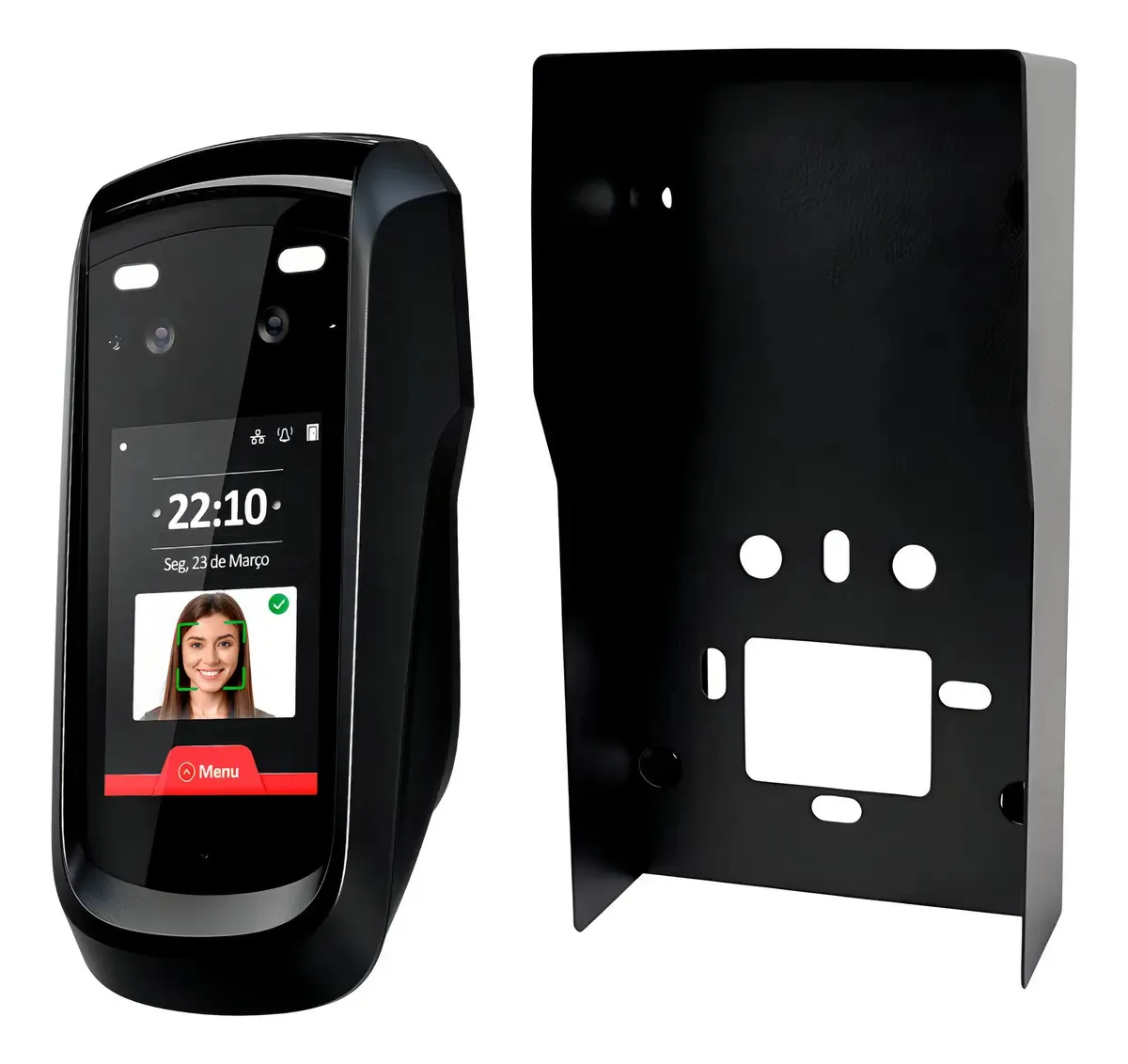 Controle De Acesso Idface Pro Face Prox Ask + Protetor