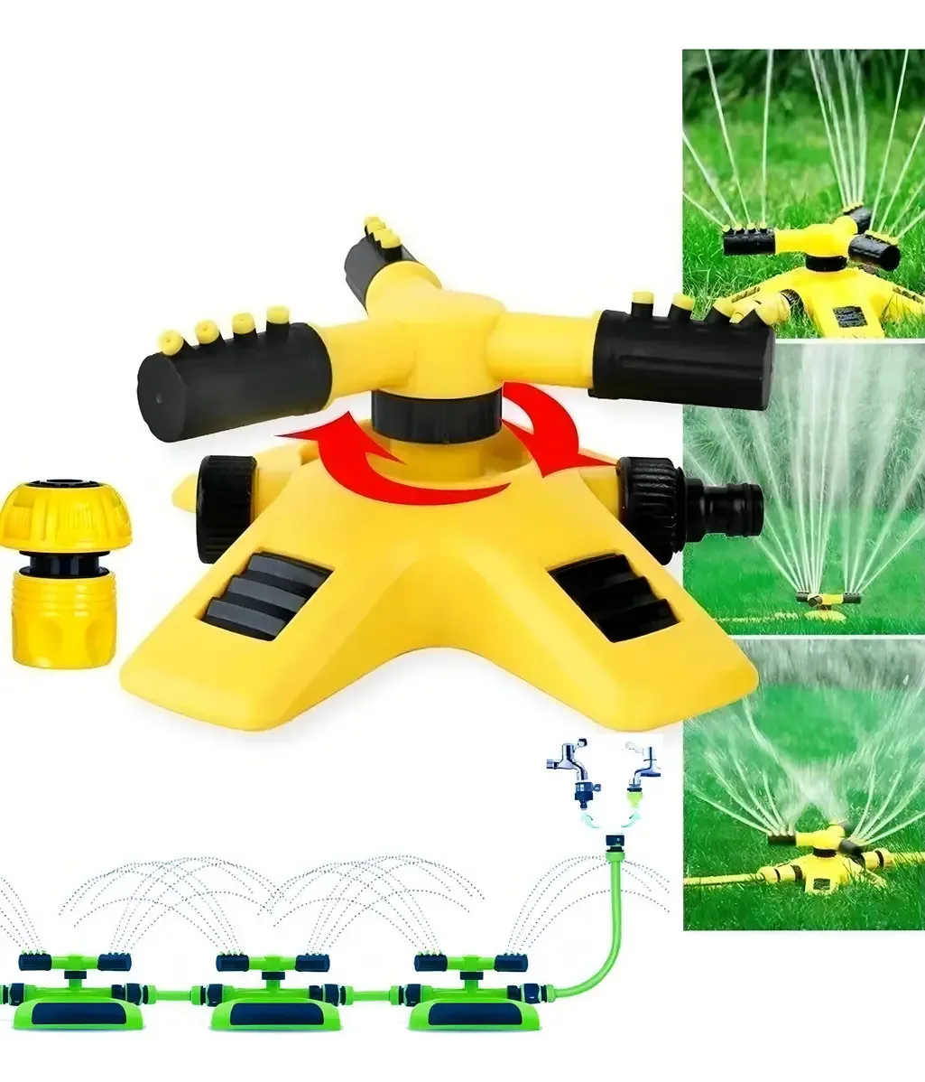 Aspersor Giratório 360 Irrigação Microaspersor Jardim Engate
