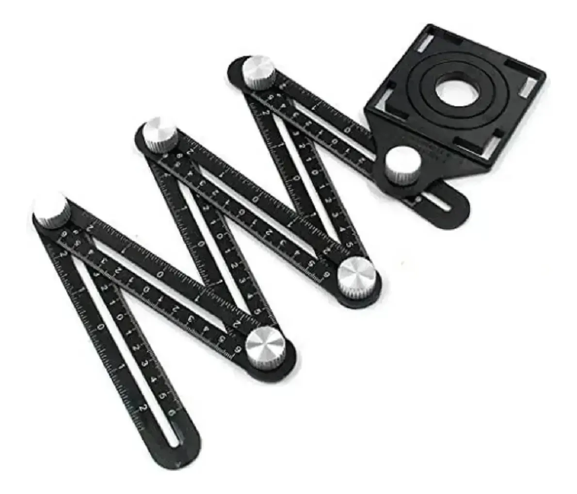 Régua Universal Multi Angulo 6 Cortar Piso Azulejo Furo Mede