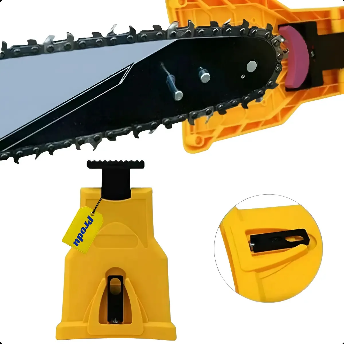 Afiador Corrente Motosserra Profissional Stihl Toyam Amolado Amarelo