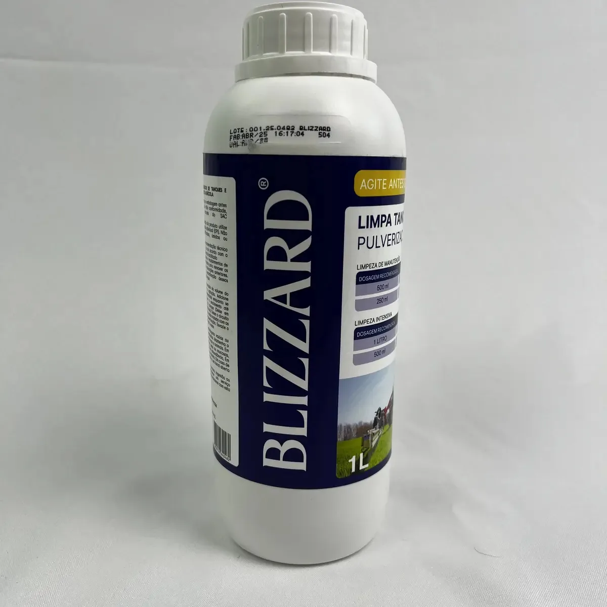 BLIZZARD limpa paredes do tanque bicos mangueiras filtros de pulverizadores Agro Biodegradável 1l