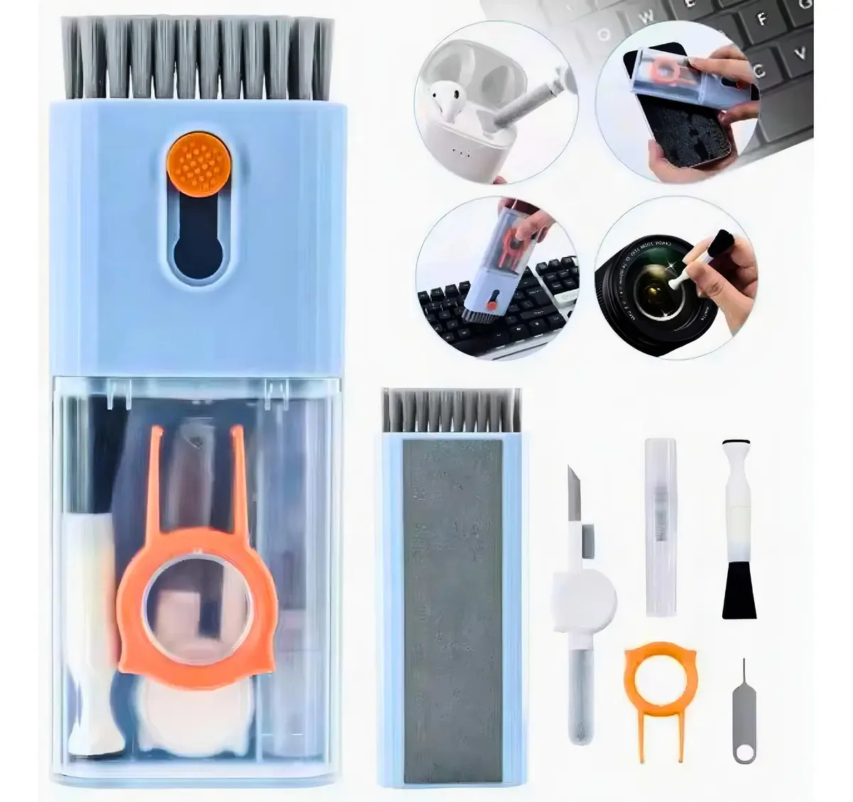 Kit Limpeza 10 Em 1 Teclado Notebook Fones Câmera Celular
