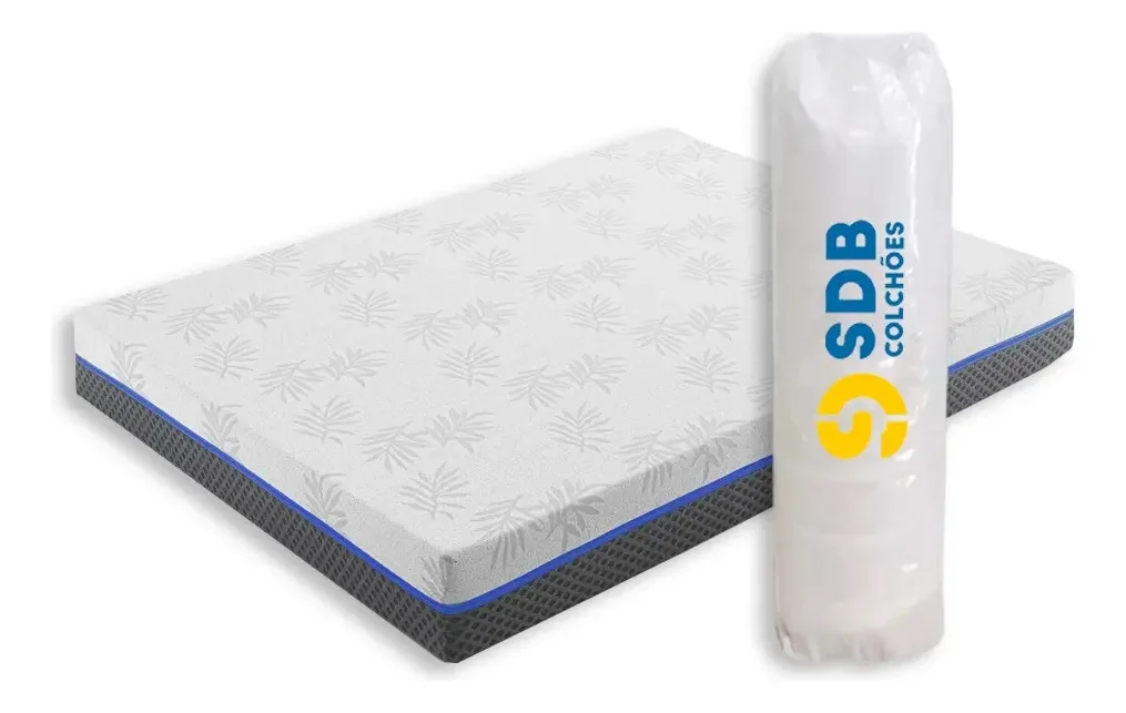 Colchão De Molas Ensacadas Viúva | D33 | Sdb Colchões Cor Azul