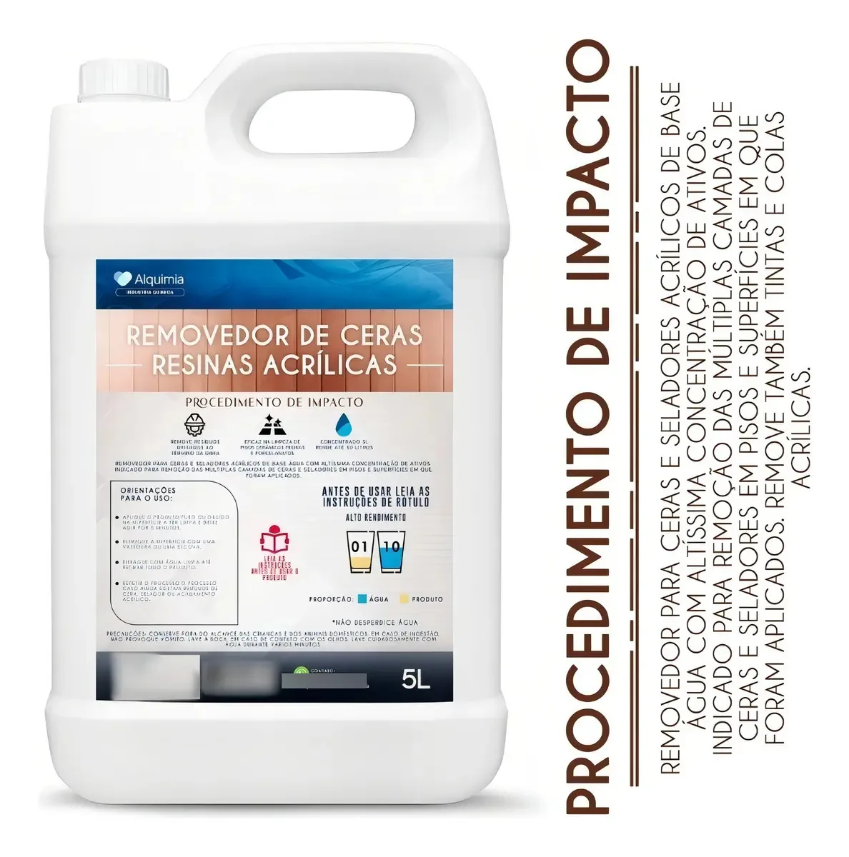 Removedor De Ceras Resinas Acrílicas - Melhor Do 5l
