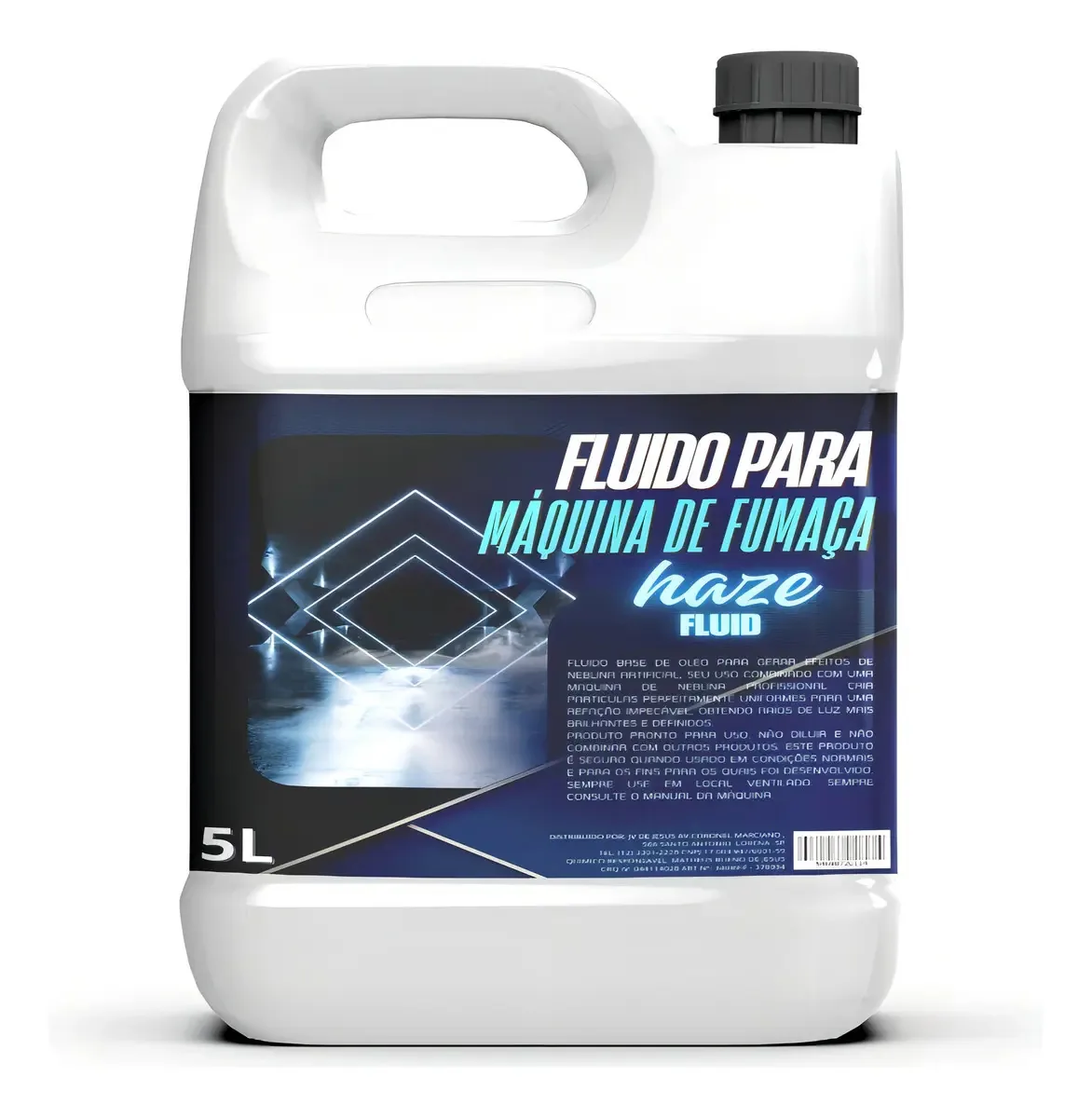 Líquido Fluido de Fumaça Haze 5L Base Óleo Fragrância Neutra