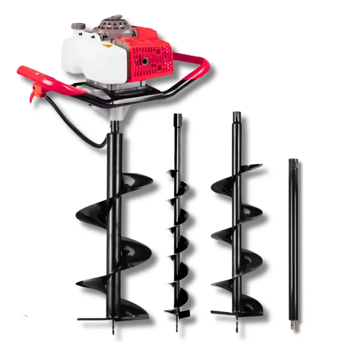 Perfurador Solo Gasolina Trado 52cc C/3 Brocas Extensão 60cm