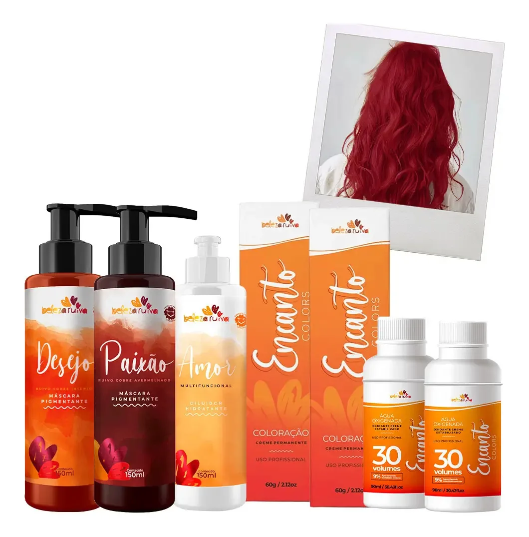 Kit Beleza Ruiva Encanto 7.66 Tom Ruivo