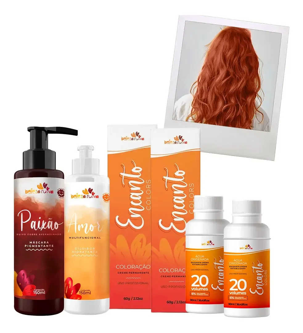 Kit Beleza Ruiva Encanto 7.44 Tom Ruivo