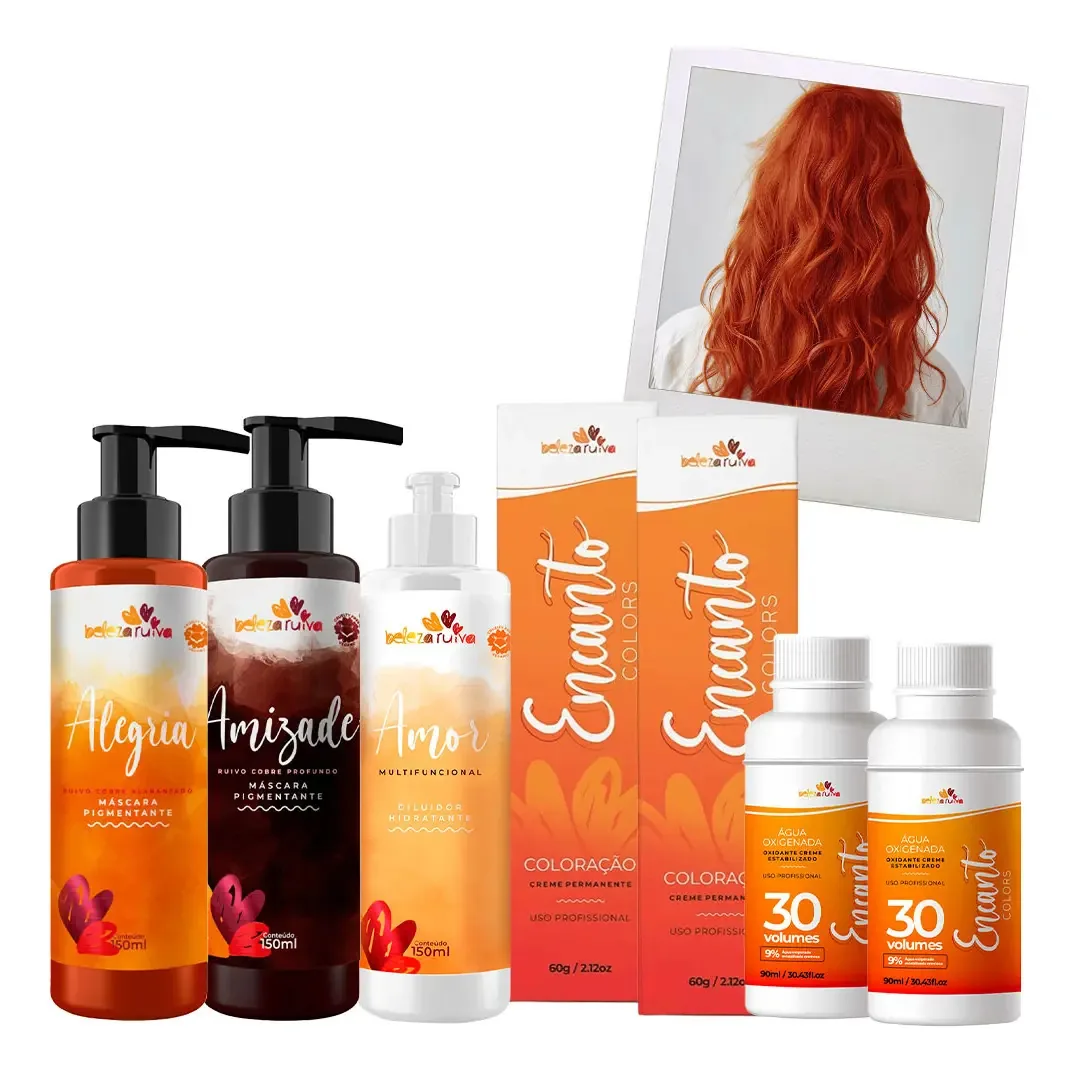 Kit Beleza Ruiva Encanto 9.44 - Alegria E Amizade Tom Ruivo